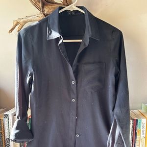 Theory black blouse